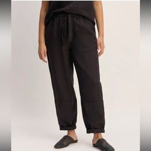 Everlane THE LINEN PULL-ON BARREL PANT